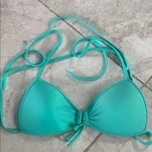 Body glove turquoise bikini top